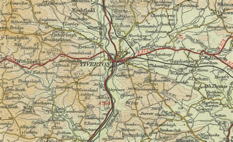 tiverton map.